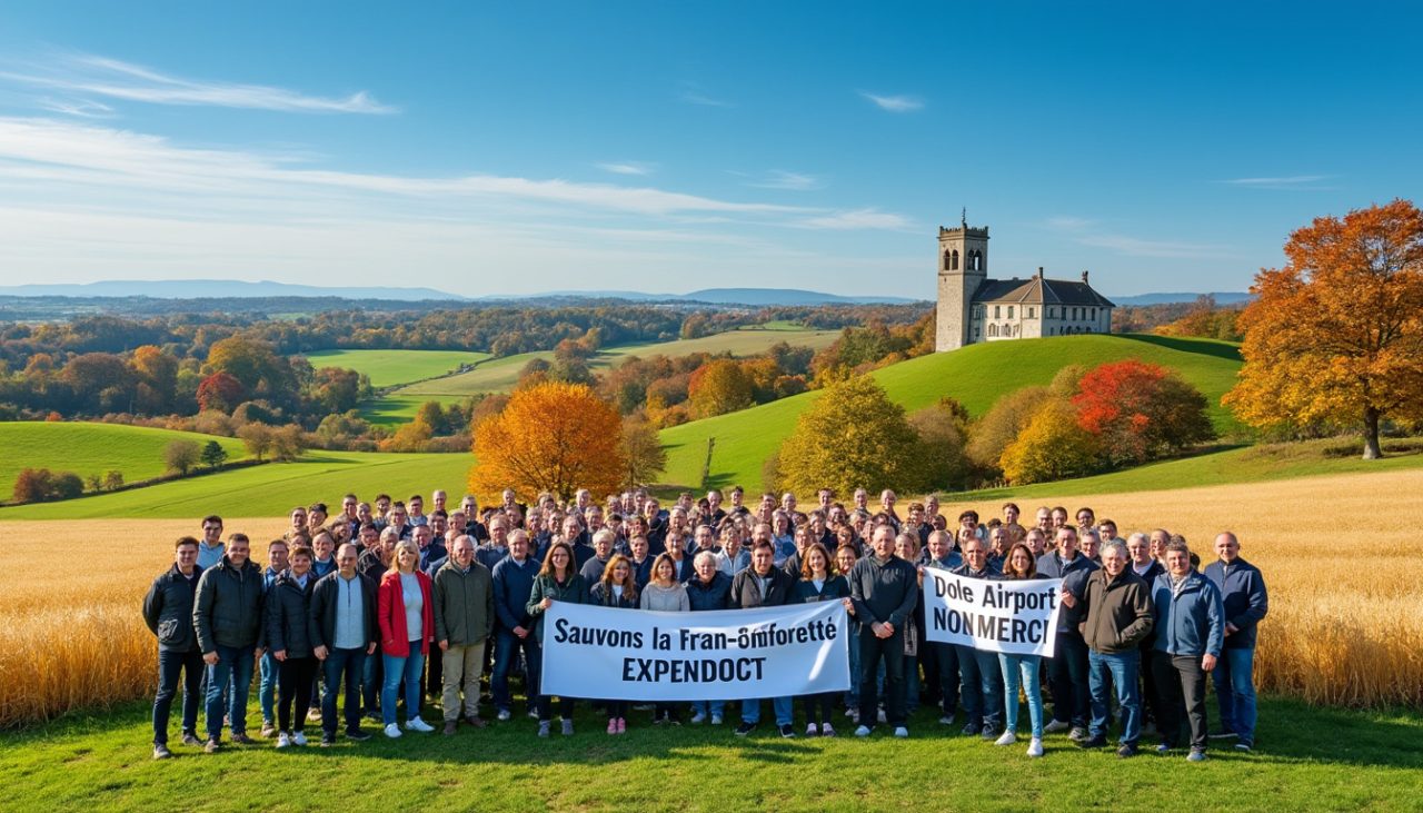 découvrez comment la région de franche-comté mobilise ses citoyens avec une pétition et deux démarches administratives visant à contester la construction de l'aéroport de dole. informez-vous sur les enjeux environnementaux et sociaux liés à ce projet.