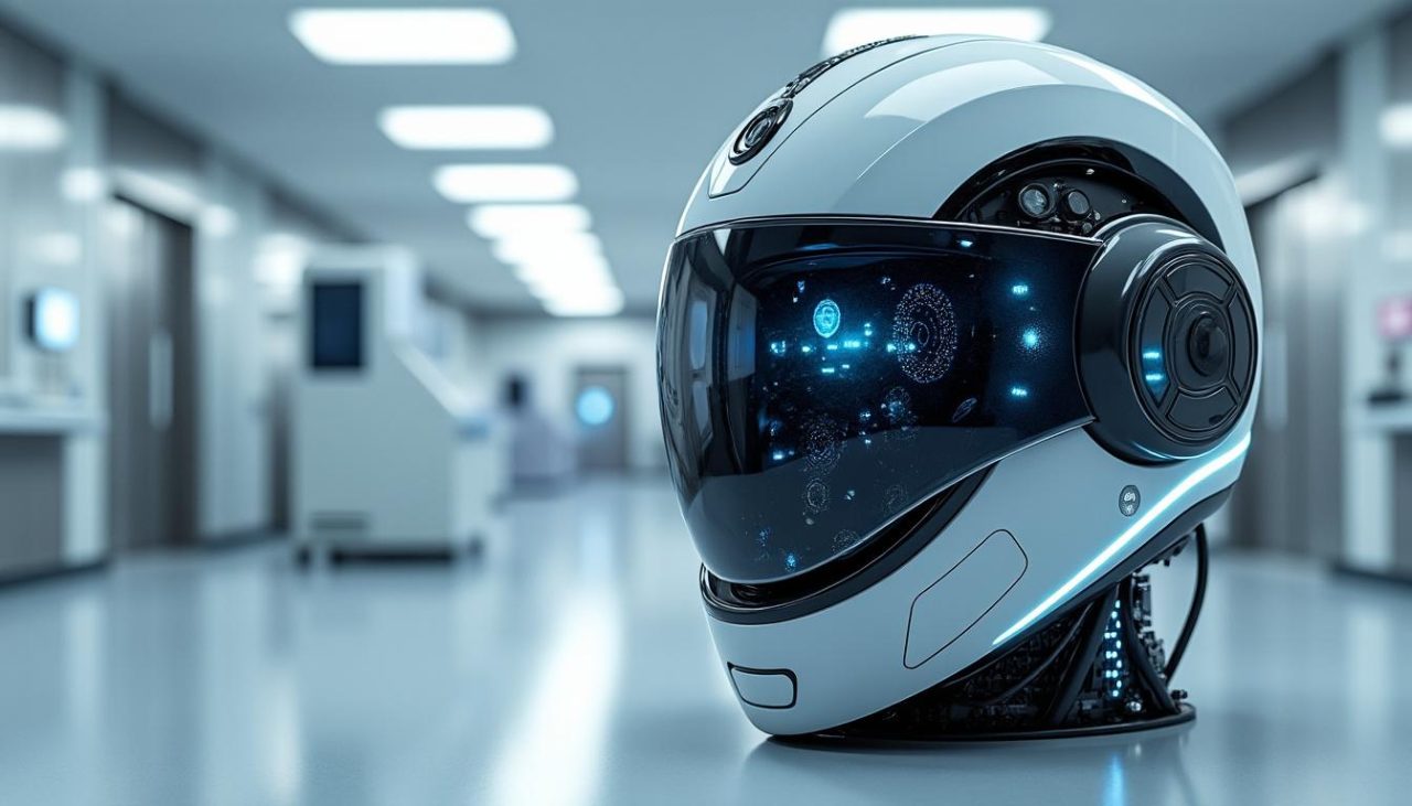 découvrez un casque innovant conçu par l'utbm et l'hôpital nord franche-comté, permettant de simuler les troubles schizophréniques pour mieux comprendre cette maladie.