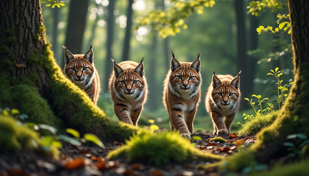 en franche-comté, quatre lynx sauvages reprennent leur liberté après avoir bénéficié de soins intensifs durant plusieurs mois, une victoire pour la faune locale.
