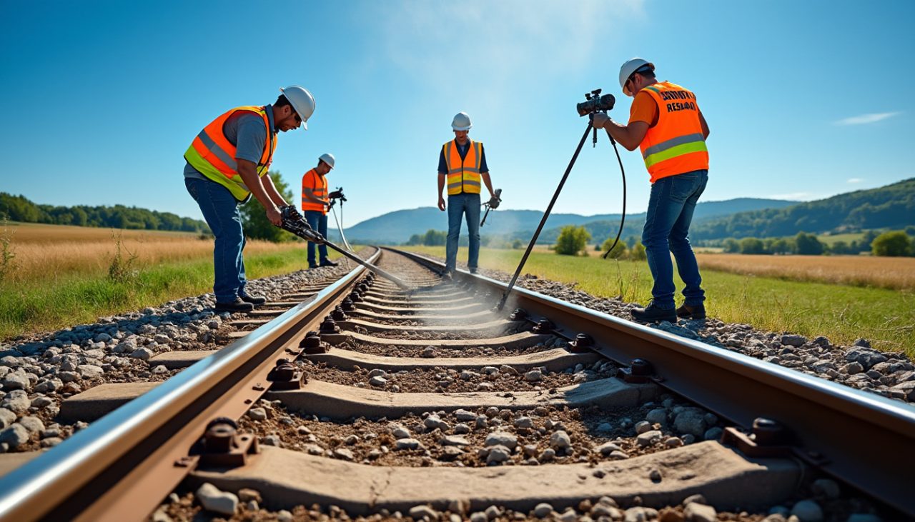 la sncf réseau renforce la surveillance des rails en franche-comté pour garantir la sécurité des trains durant la canicule exceptionnelle.