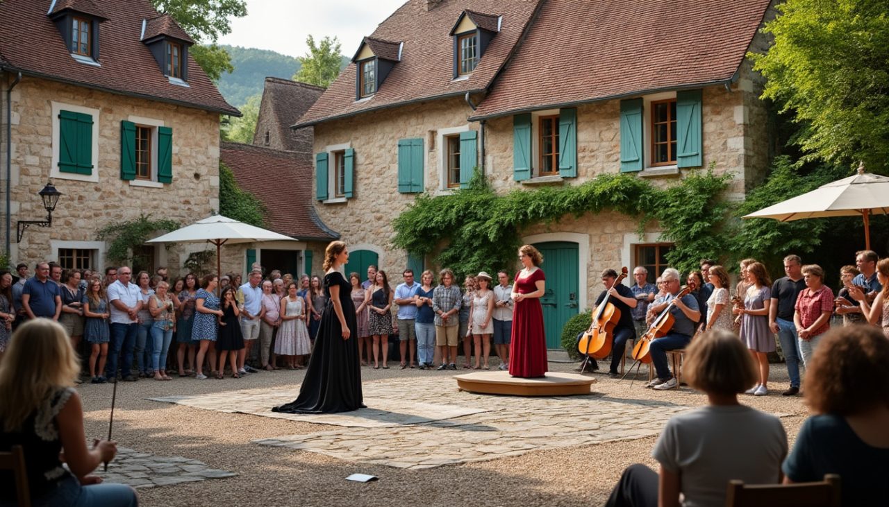 découvrez comment l'opéra s'invite et résonne au cœur d'un village pittoresque de franche-comté, mêlant culture et traditions locales.