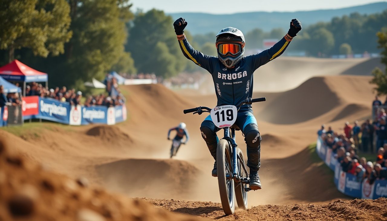 à étupes, le bisontin mahé marguet remporte la coupe bourgogne-franche-comté de bmx. découvrez les temps forts de sa victoire.